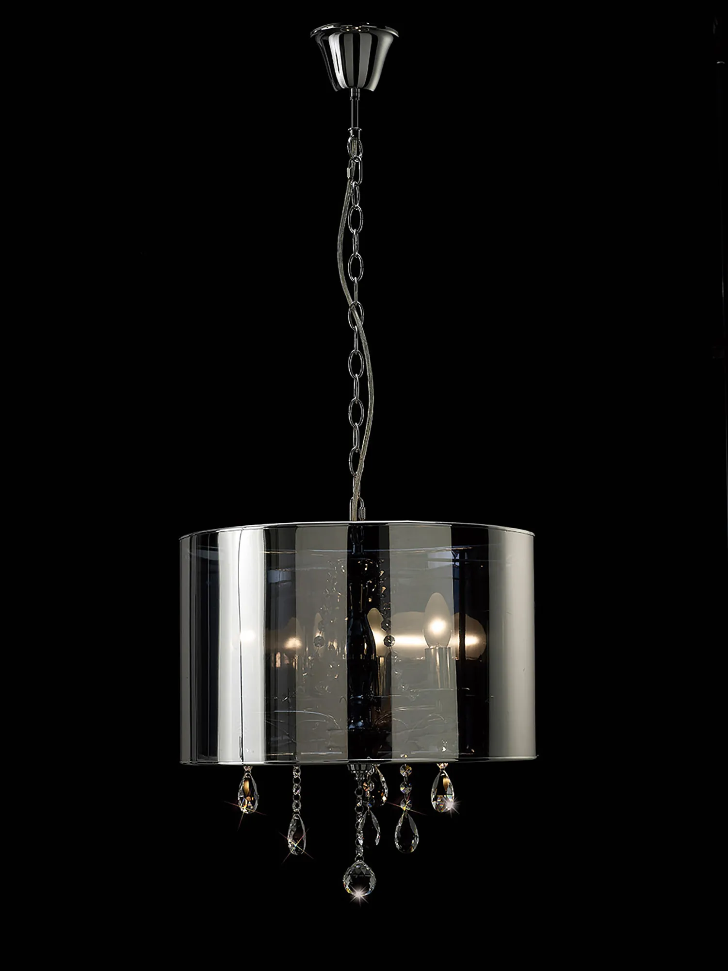 Trace Crystal Ceiling Lights Diyas Shaded Crystal Fittings